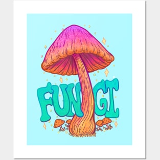 Funki Fungi Posters and Art